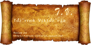 Tárnok Viktória névjegykártya