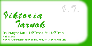 viktoria tarnok business card